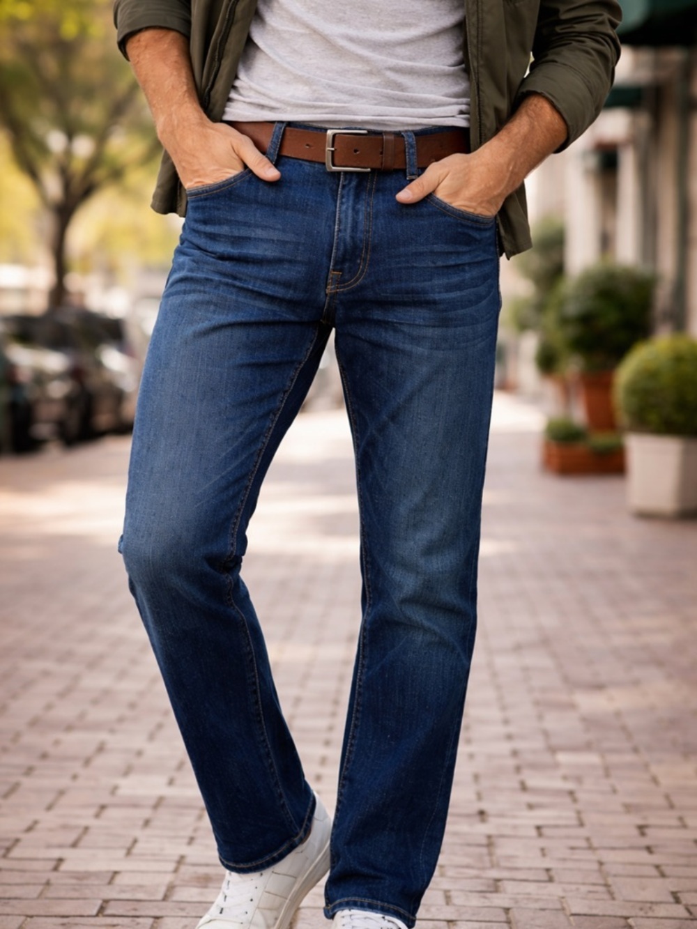 7 For All Mankind Austyn 38 Relaxed Straight Foolproof Jeans Luxury NWT $199